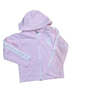 Pink Disney store vintage y2k princess Hooded Jacket with gemstones